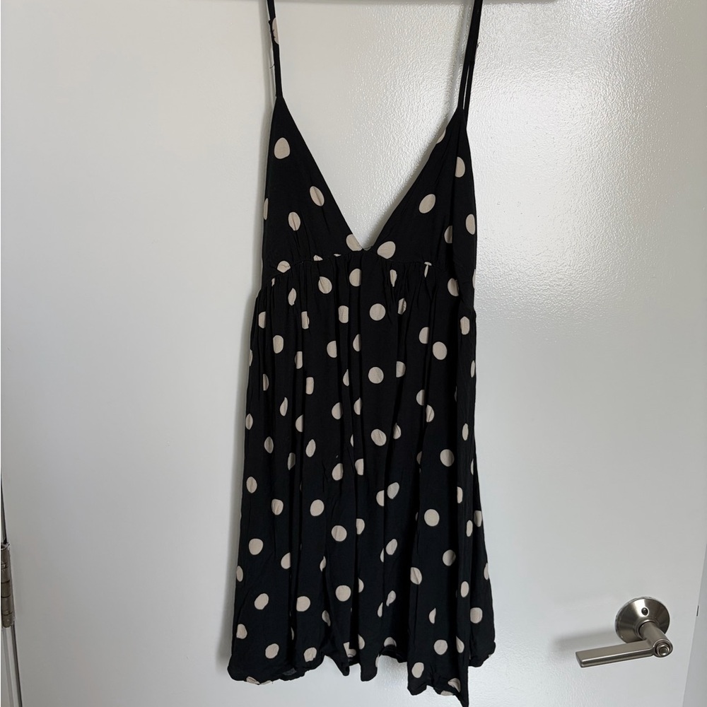 Polka dot mini dress